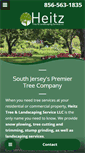 Mobile Screenshot of heitztreeandlandscapenj.com